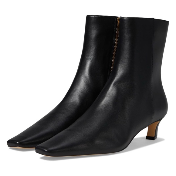 Michael Kors Shoes - NWOB Michael Kors Cosmo Kitten Heel Booties Black 5.5